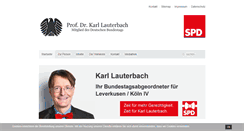 Desktop Screenshot of karllauterbach.de