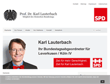 Tablet Screenshot of karllauterbach.de